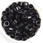 Non-Slip Silicon Lined Micro Rings - 5mm Wide - Available in 4 Colors - 250 Rings per Pack